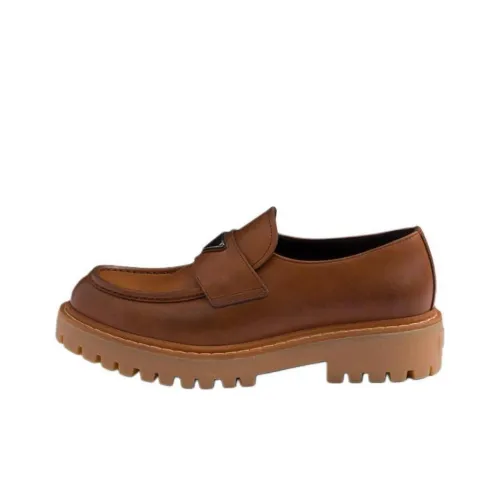 PRADA Loafers Men Brown