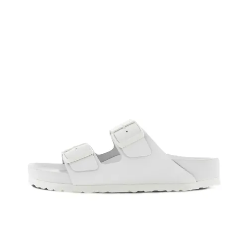 Birkenstock Slip-Resistant Slide Slippers Unisex White Narrow Fit