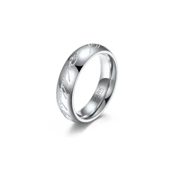 FAIRWHALE Titanium Steel Rings Unisex