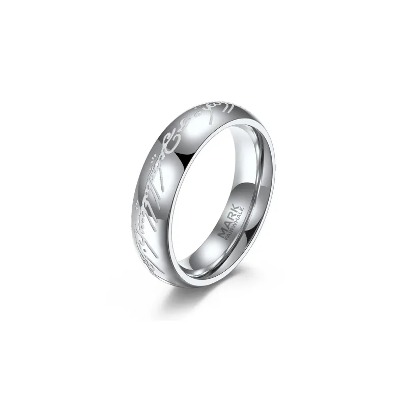 FAIRWHALE Titanium Steel Rings Unisex-0