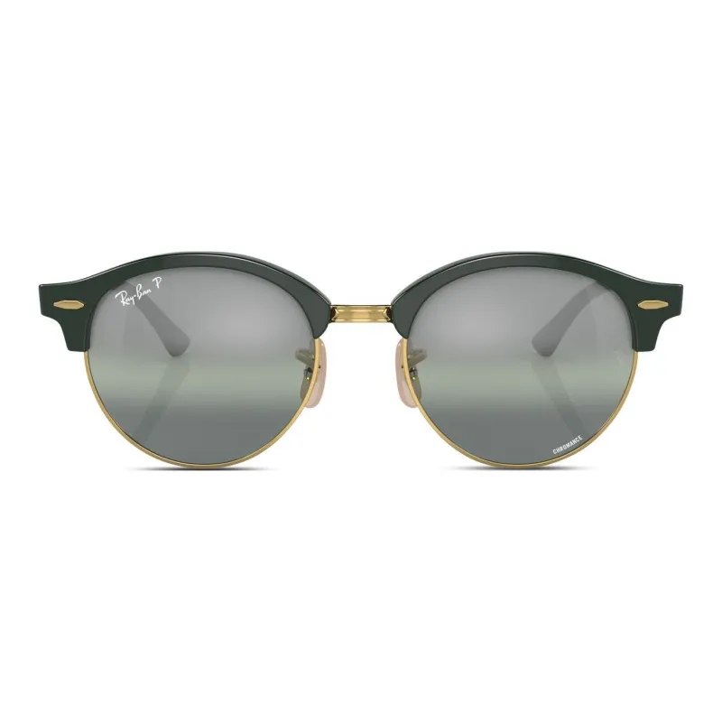 RayBan Acetate Round Sunglasses Women's Green-1