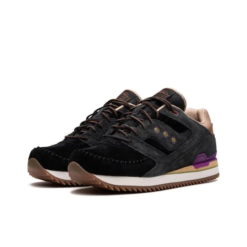 Saucony Courageous Moc Lapstone & Hammer Two Rivers Black Sand-4