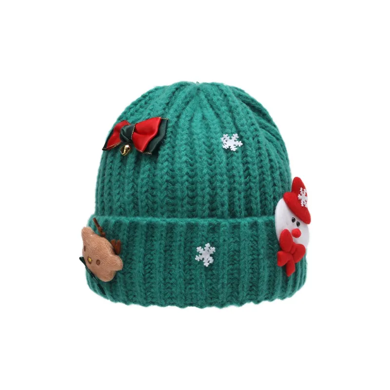 FREE RABBITⅡ Winter Thickened Cute Snowman Head Cover Warm Cold Resistant Cold Cap Unisex-6