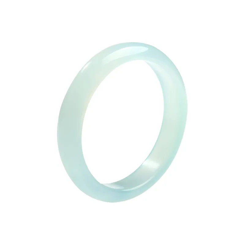 With The Heart Of The Jade Chalcedony Bangles Women's-0