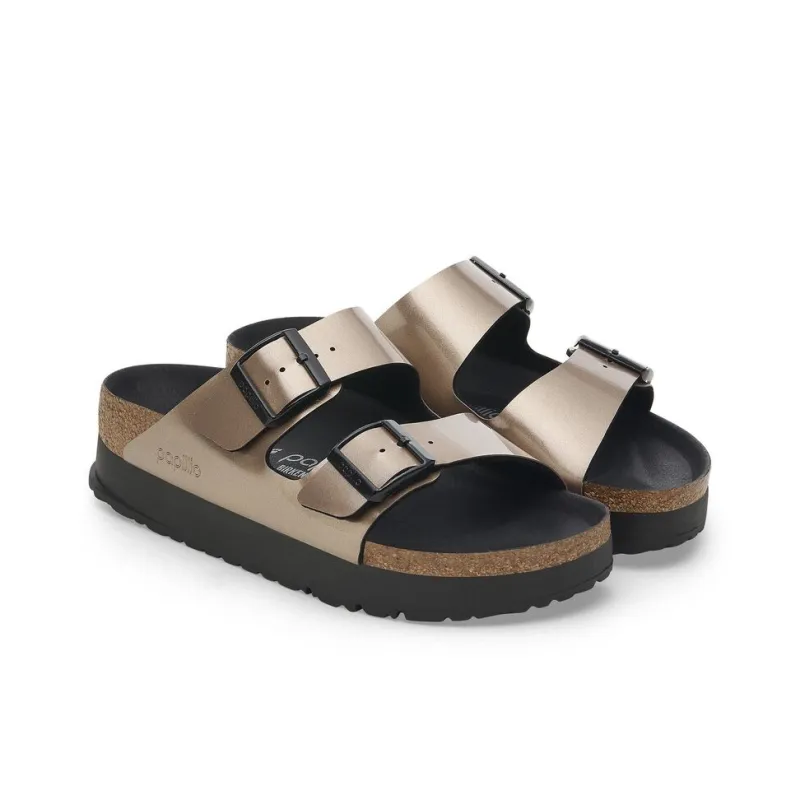 Birkenstock EVA Slip-Resistant Slide Slippers Women's Metal Gray Narrow Fit-2