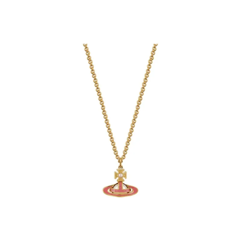 Vivienne Westwood Brass, Enamel Necklaces Women's Gold-1