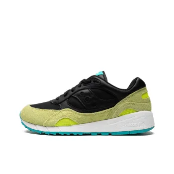 Saucony Shadow 6000 Anti Slip Wear Resistant Low Top Casual Shoes Men's Black Green