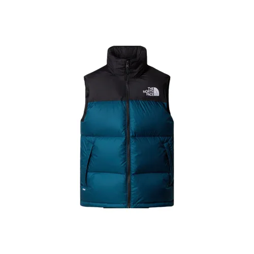 THE NORTH FACE Nuptse Vests Men Midnight Blue+Black/Midnight Petrol Black