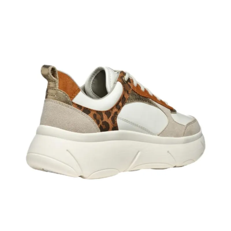 GEOX Nebula 2.0 X Low-Top Casual Shoes Women's Beige Brown-3