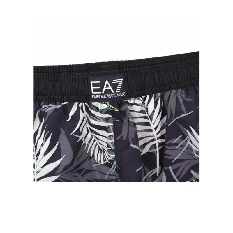 EMPORIO ARMANI EA7 SS24 Casual Shorts Men's Blue Green Gray-2