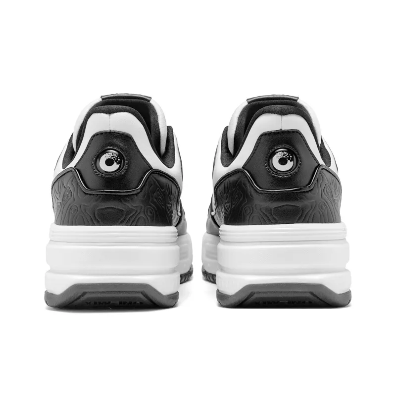 ONEMIX Coverage Moisture Wicking Balance Impact Resistance Support Quick Dry Low Top Skateboard Shoes Unisex Black-4