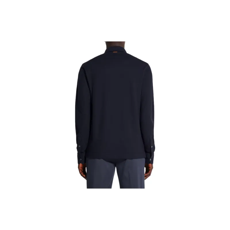 Ermenegildo Zegna Long Sleeved Polo Shirt-3