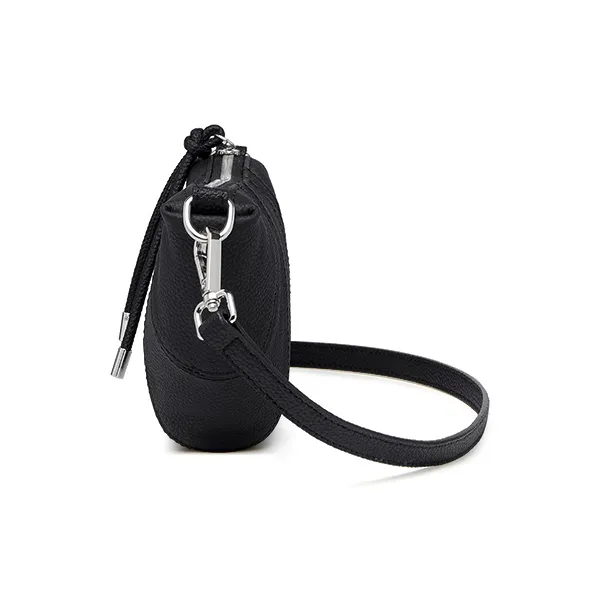 ZOOLER Top Grain Cow Leather Crossbody Bag Regular Women's Elephant Gray/Hepburn Black/Jasper/Milk White-21