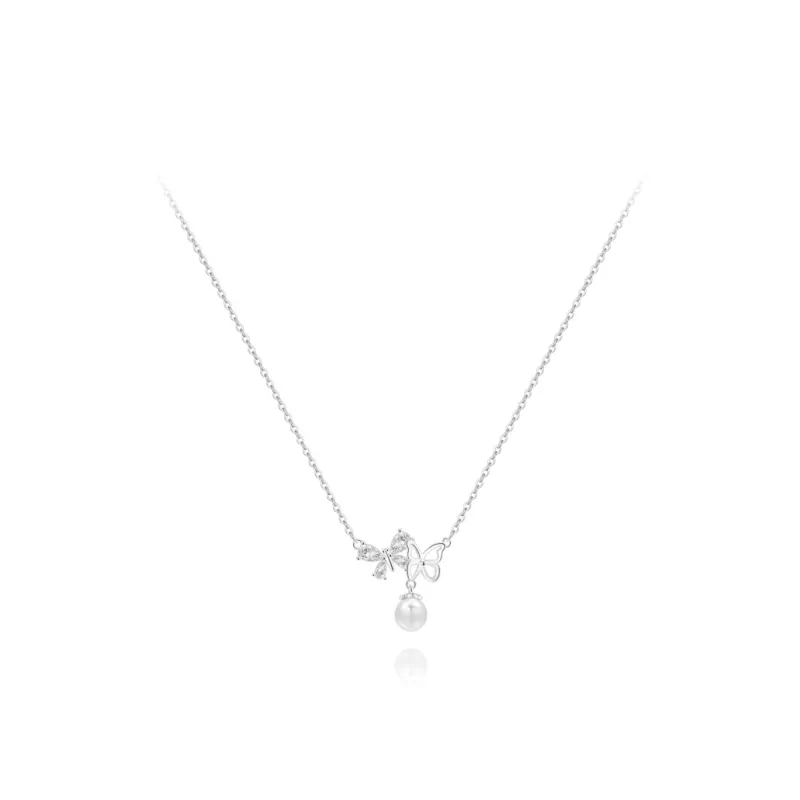 BLANK IN BLANK Sterling Silver Necklaces Women's Bestie Girlfriend Couple Birthday Gift Girl-9