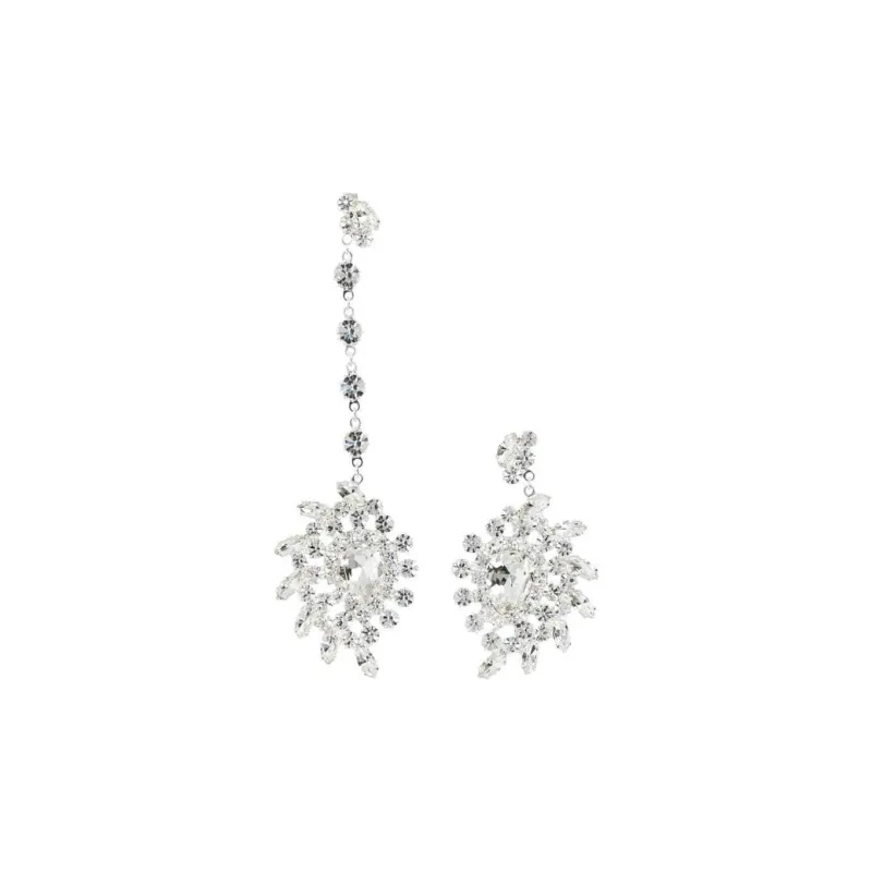 Magda Butrym Embellished Asymmetrical Scatter Drop Earrings-1