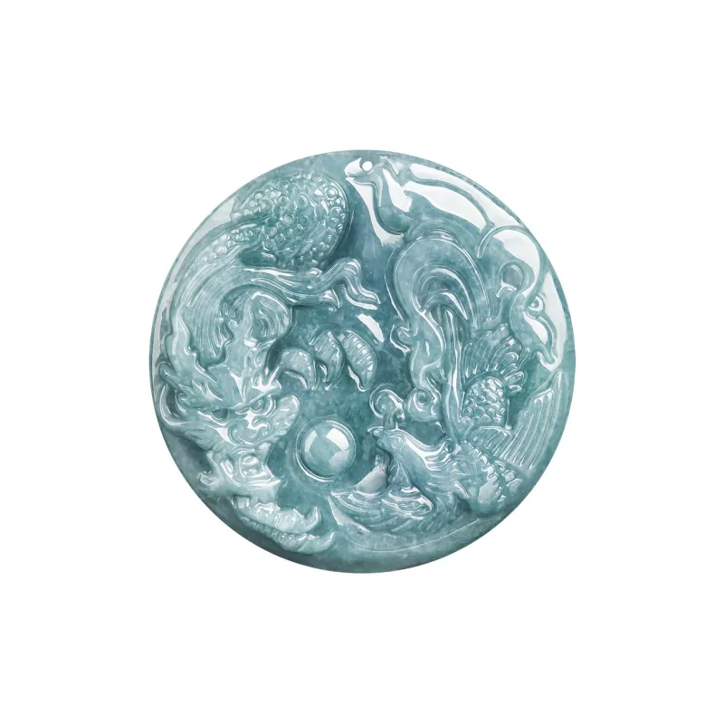 Jade Is Boundless Bean Type Jadeite Necklaces Unisex-0