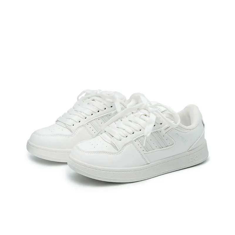 SHUXIAOBEI Anti Slip And Wear Resistant Lightweight Low Top Skateboard Shoes Unisex White Blue-85