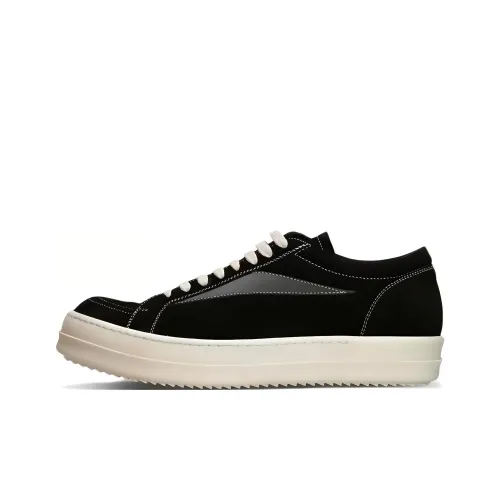 RICK OWENS Luxor Vintage Low Black Milk Sole