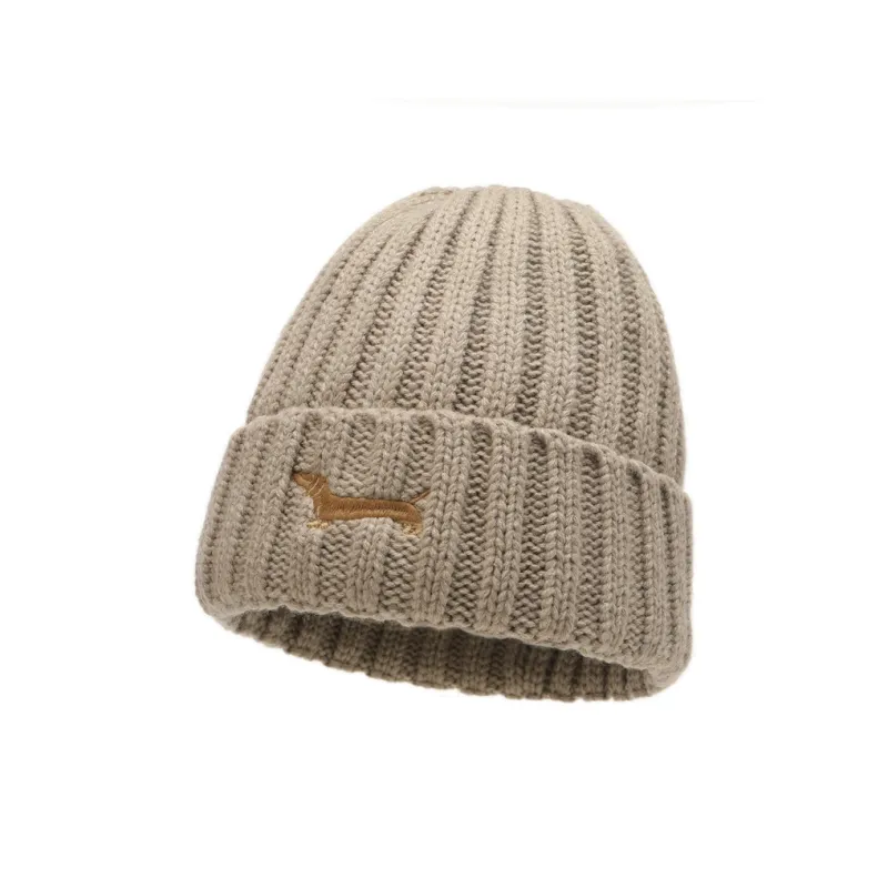 FREE RABBITⅡ Korean Style Puppy Embroidery Gathered Hat Unisex-1