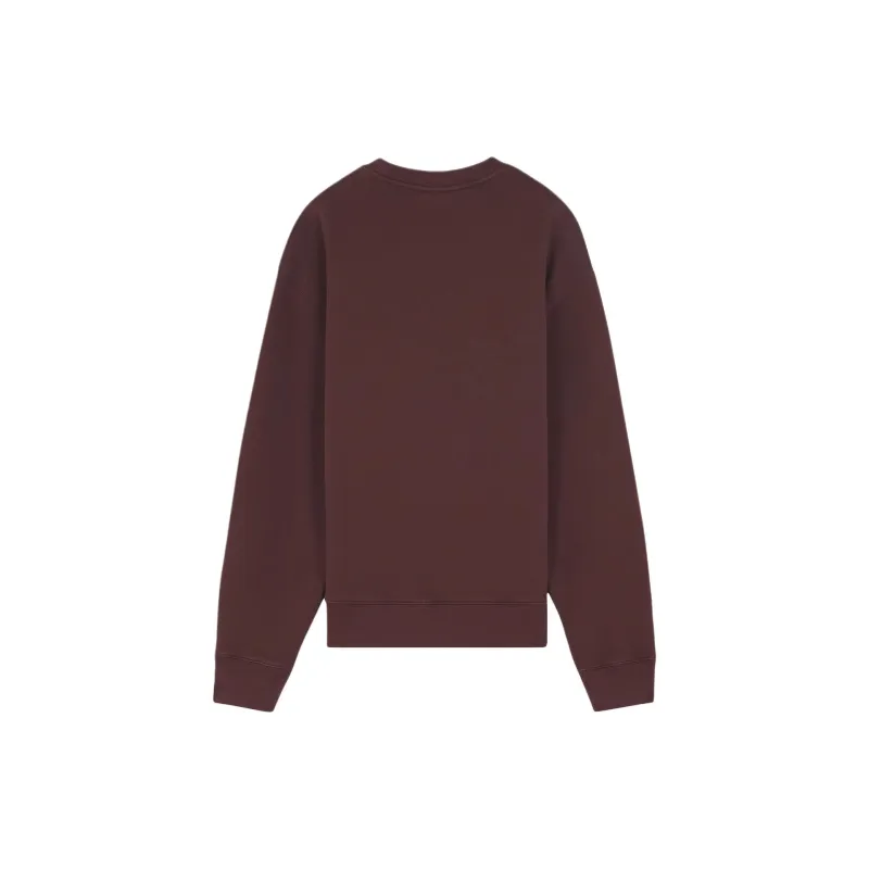 Maison Kitsune Fox Head Patch Crewneck Sweatshirt-1