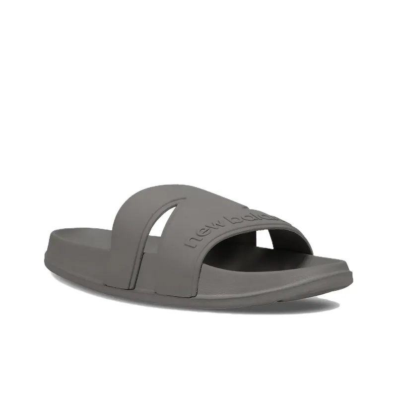 New Balance Slip Resistant Shock Absorbers Slide Slippers Unisex Gray-2