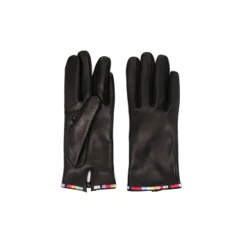Paul Smith Signature-stripe Leather Gloves