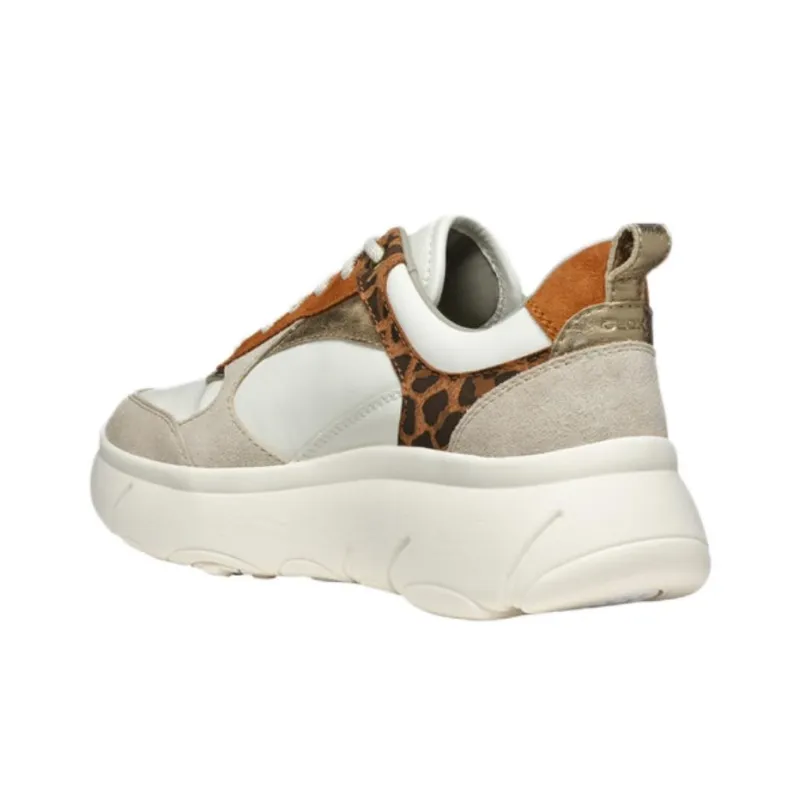 GEOX Nebula 2.0 X Low-Top Casual Shoes Women's Beige Brown-2