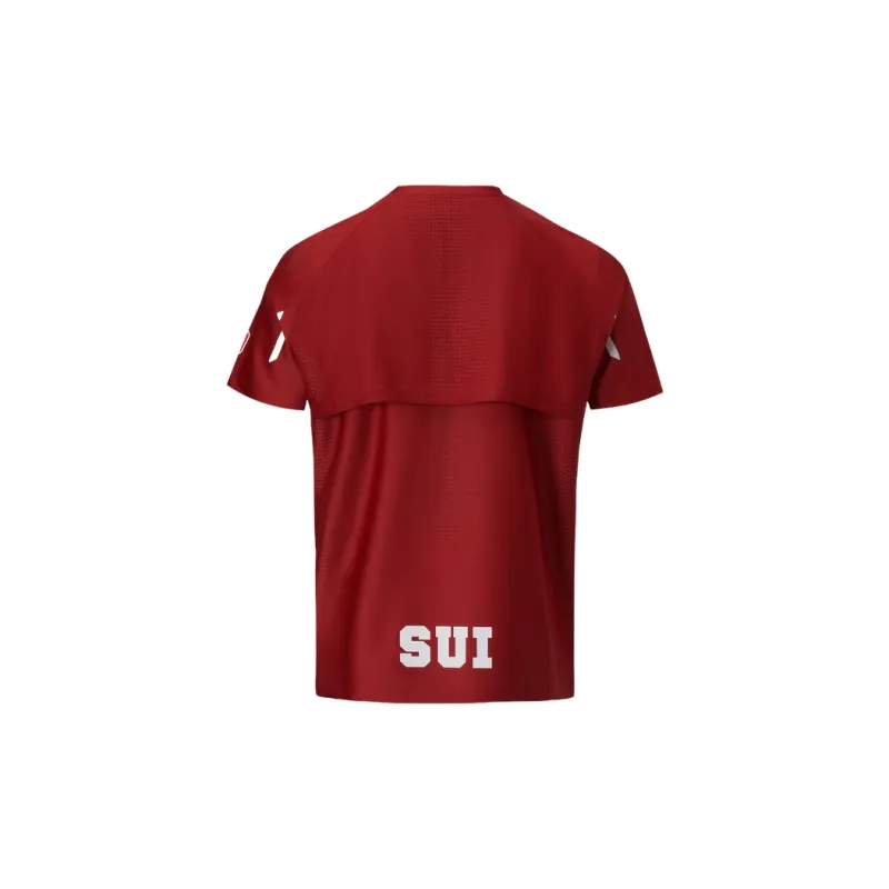 DESCENTE TRIATHLON Series T-Shirt Men's Red-1