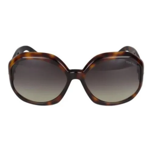 TOM FORD Georgia Round Frame Sunglasses