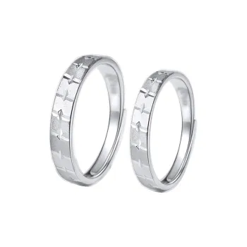 KLFOOK 999 Fine Silver Rings Unisex
