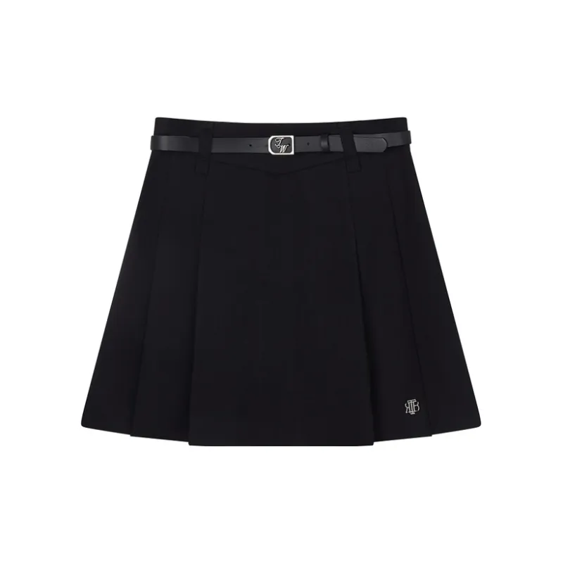 Teenie Weenie Casual Short Skirts Women's Navy Blue-1