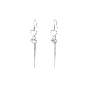 Cuihua Gold Shop S925 Silver Drop Earrings Women's