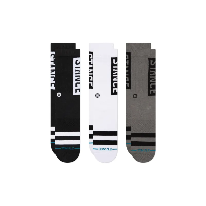 Stance Mid Calf Socks Unisex 3 Pack-0