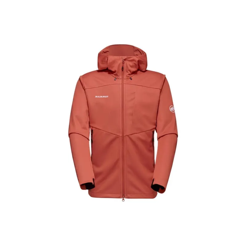 MAMMUT Jackets Coats Unisex Brick Red Comes With Necklace-1