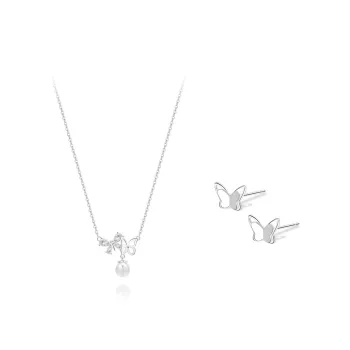 BLANK IN BLANK Sterling Silver Necklaces Women's Bestie Girlfriend Couple Birthday Gift Girl