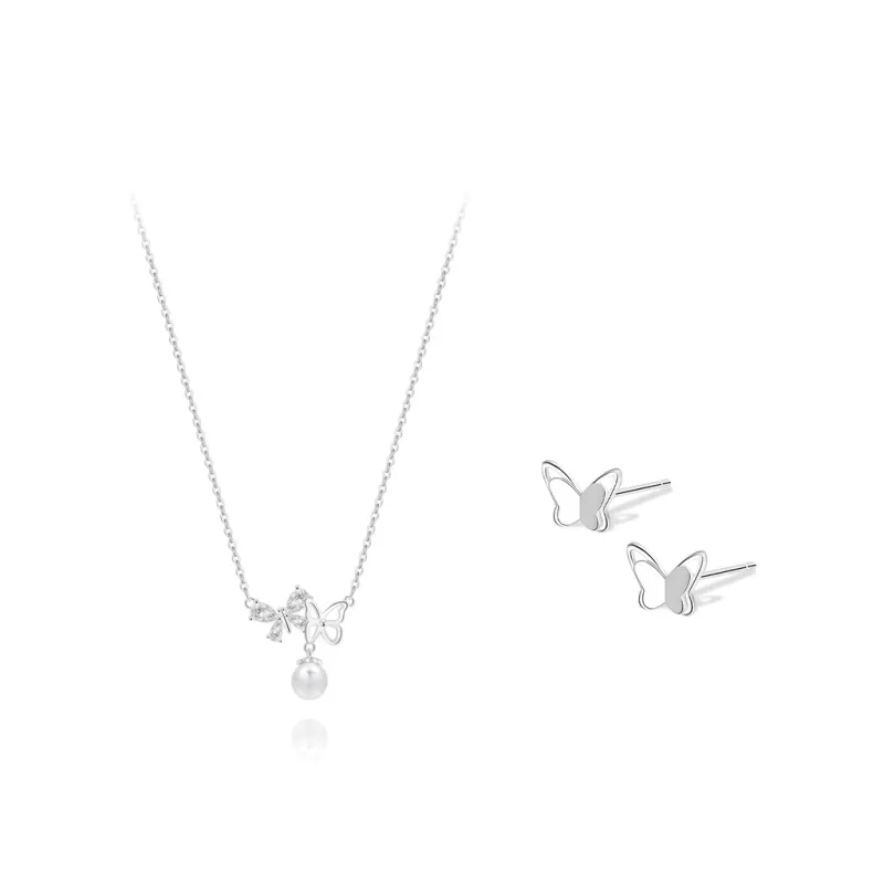 BLANK IN BLANK Sterling Silver Necklaces Women's Bestie Girlfriend Couple Birthday Gift Girl-0