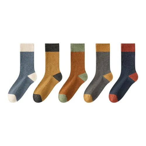 MIIOW Knee High Socks Men's Combo Set