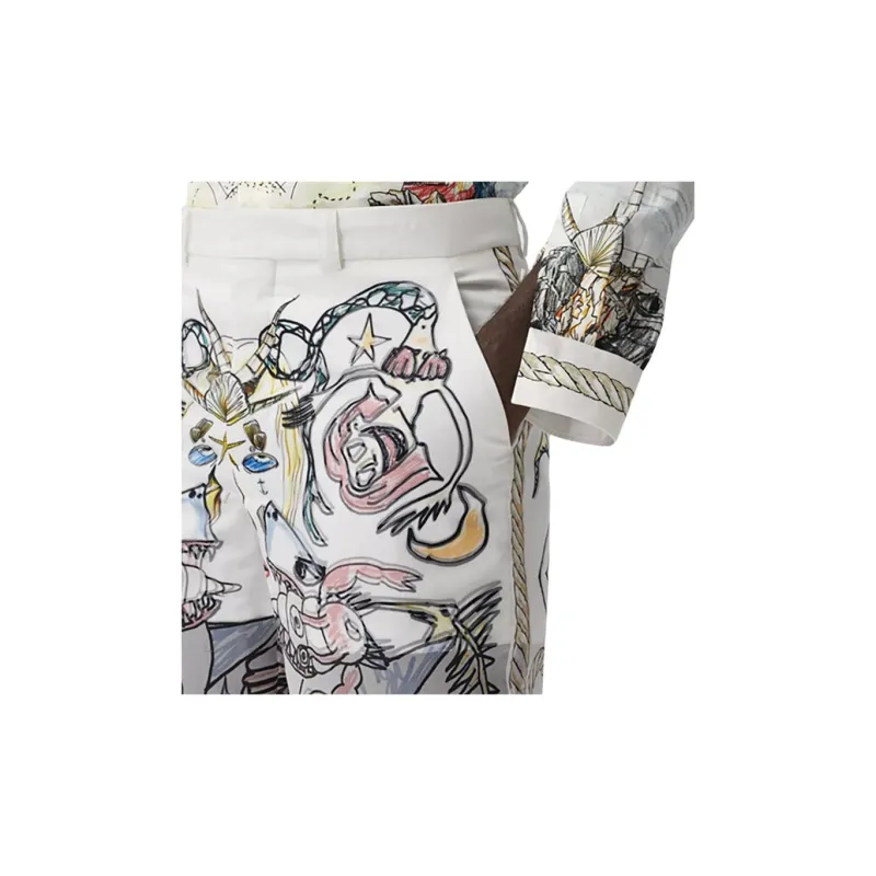 Burberry SS21 Casual Pants Men's White-5
