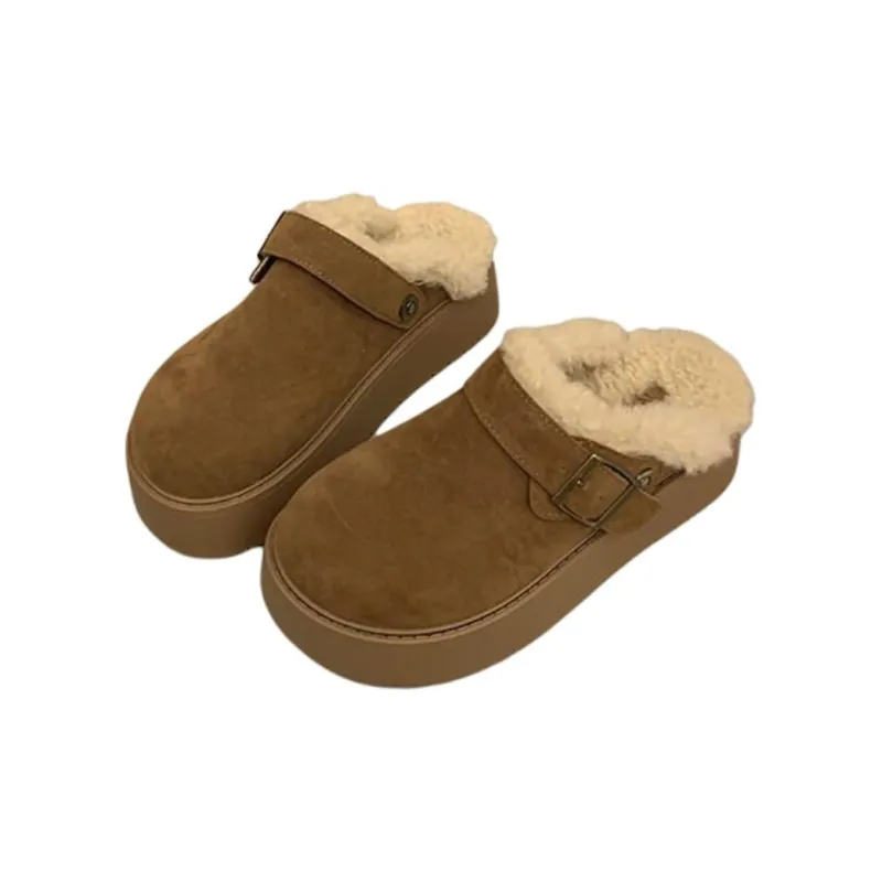 ALPLUME Women's Home Slippers Khaki Beige-5
