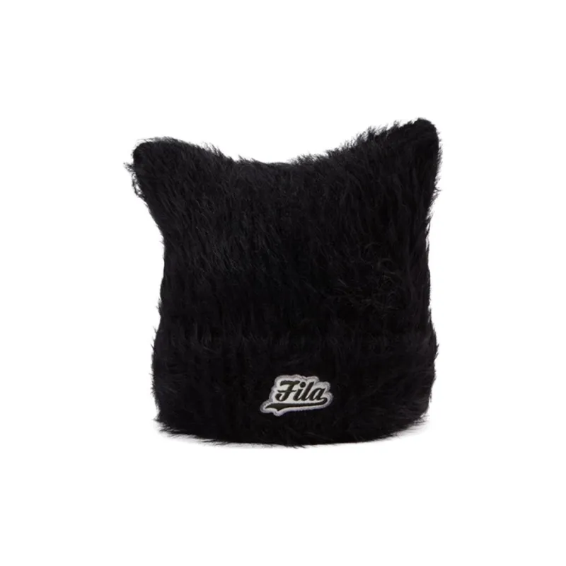 FILA FUSION Polyamide Beanies Women's Pitch Black-1