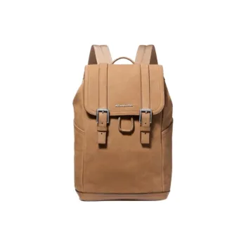 MICHAEL KORS Hudson Fabric Backpack Medium Size Men's Light Brown