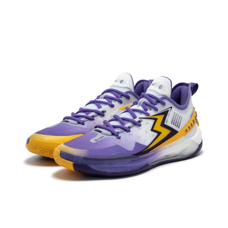 361° BIG3 5.0 Quick PRO Basketball Shoes Men Low Top 361 Degrees White/Ultraviolet-2