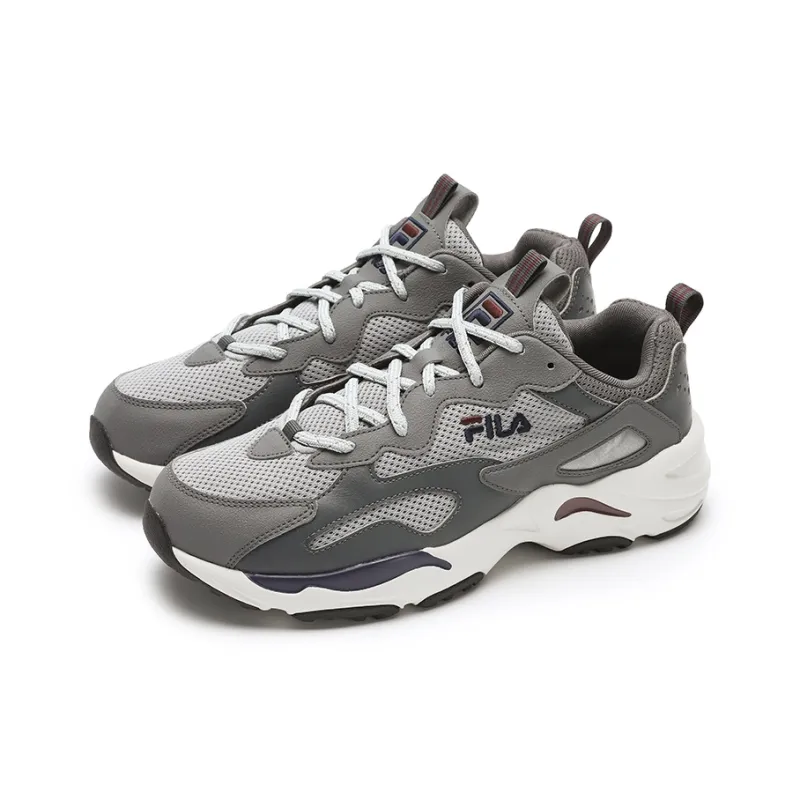 FILA Tracer Slip-Resistant Low-Top Running Shoes Men's Smoke Gray-1