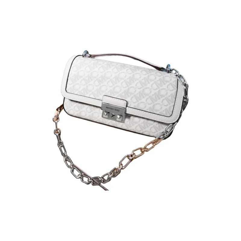 MICHAEL KORS Artificial Leather One Shoulder Handbag Small Size Women's White-2