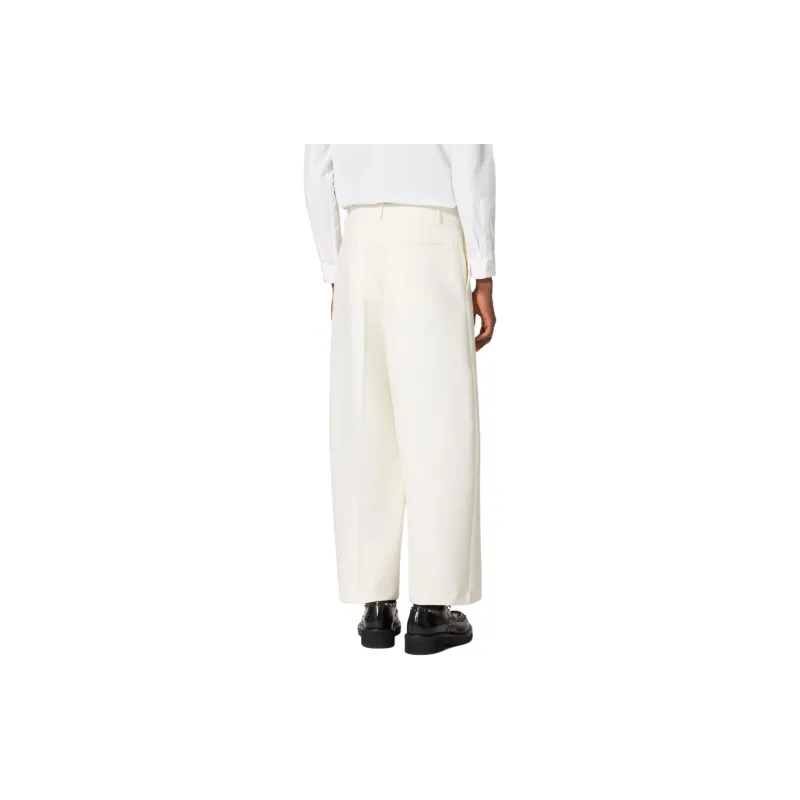Valentino Pleat Detailed Cropped Pants-3