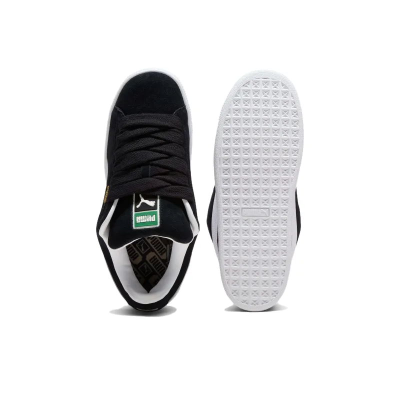 PUMA Suede XL Anti Slip Wear Resistant Low Top Skateboard Shoes Women's Black-3