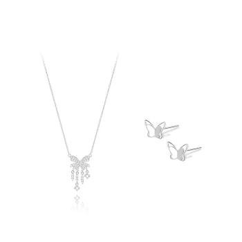 BLANK IN BLANK Sterling Silver Necklaces Women's Bestie Girlfriend Couple Birthday Gift