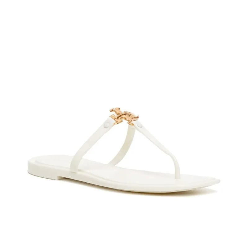 TORY BURCH Roxane Jelly Logo-plaque Slides-2