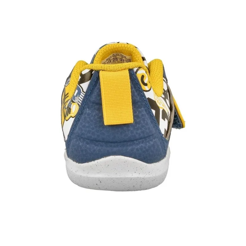 Adidas Fortaplay Ac I Slip-Resistant Breathable Low-Top Kids Lifestyle Shoes Yellow Blue Kids'-3
