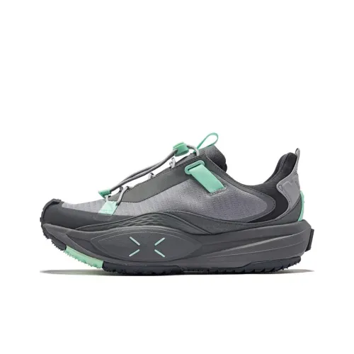 Erke Low Top Trekking Shoes Men's Snow Gray Carbon Gray
